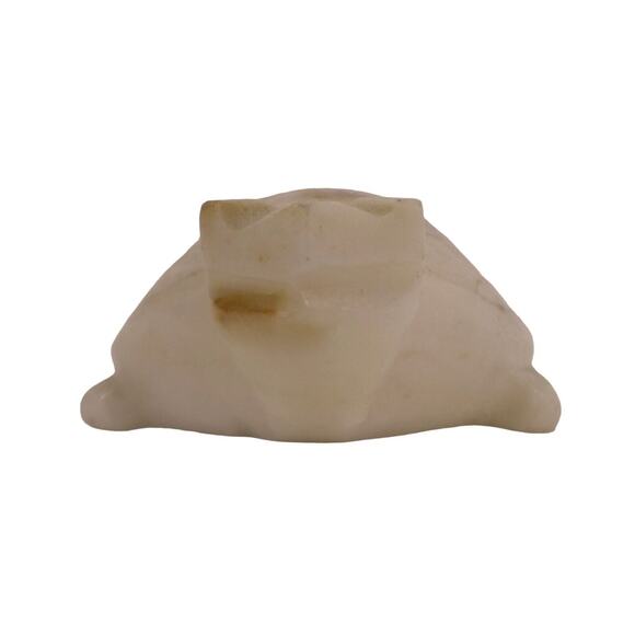 Hand Carved Natural Alabaster Marble Turtle Tortoise Figurine 4.25" Long - Picture 4 of 6